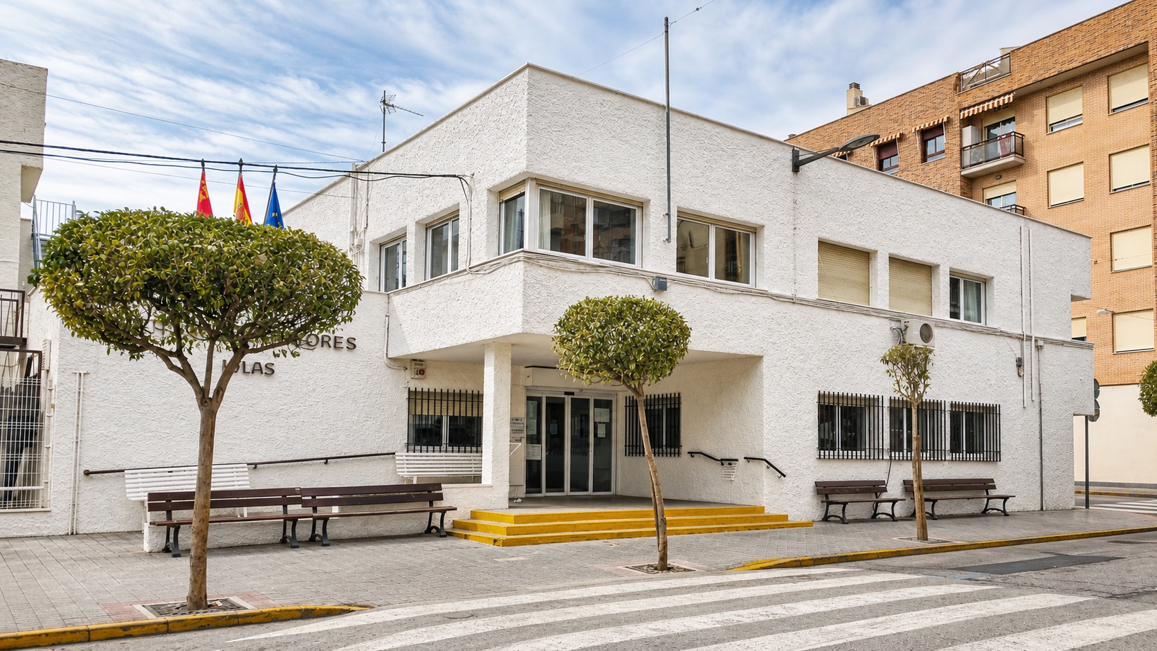 Fachada del Centro Social de Personas Mayores de Caravaca de la Cruz